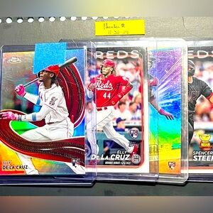 Cincinnati Reds Rookie Card Lot ft. Elly De La Cruz SP